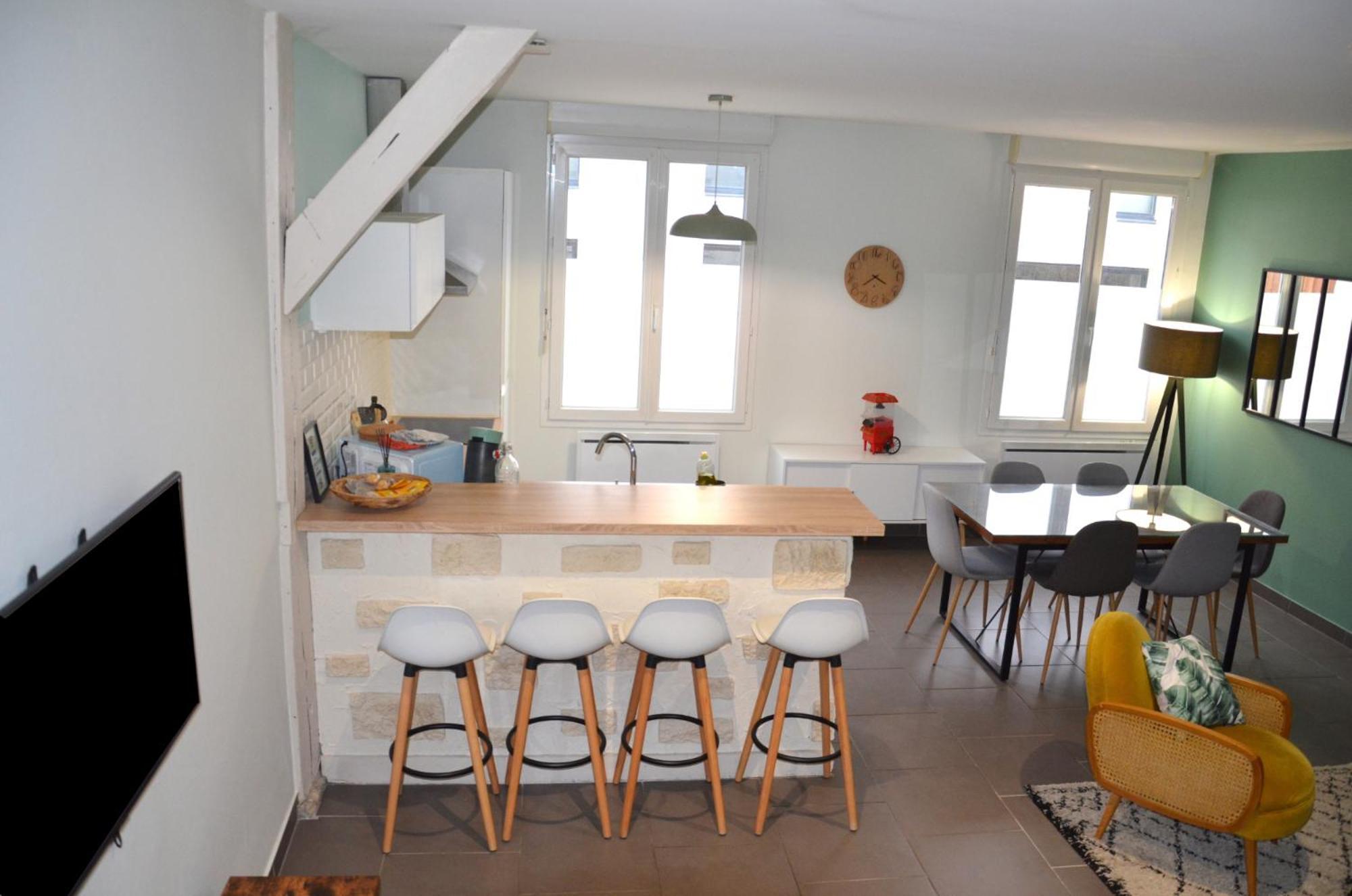 Apartamento Le Cocon Troyen - 6-8P - 2 Parking Gratuits Troyes Exterior foto